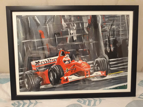 Formula 1 Ferrari original painting
