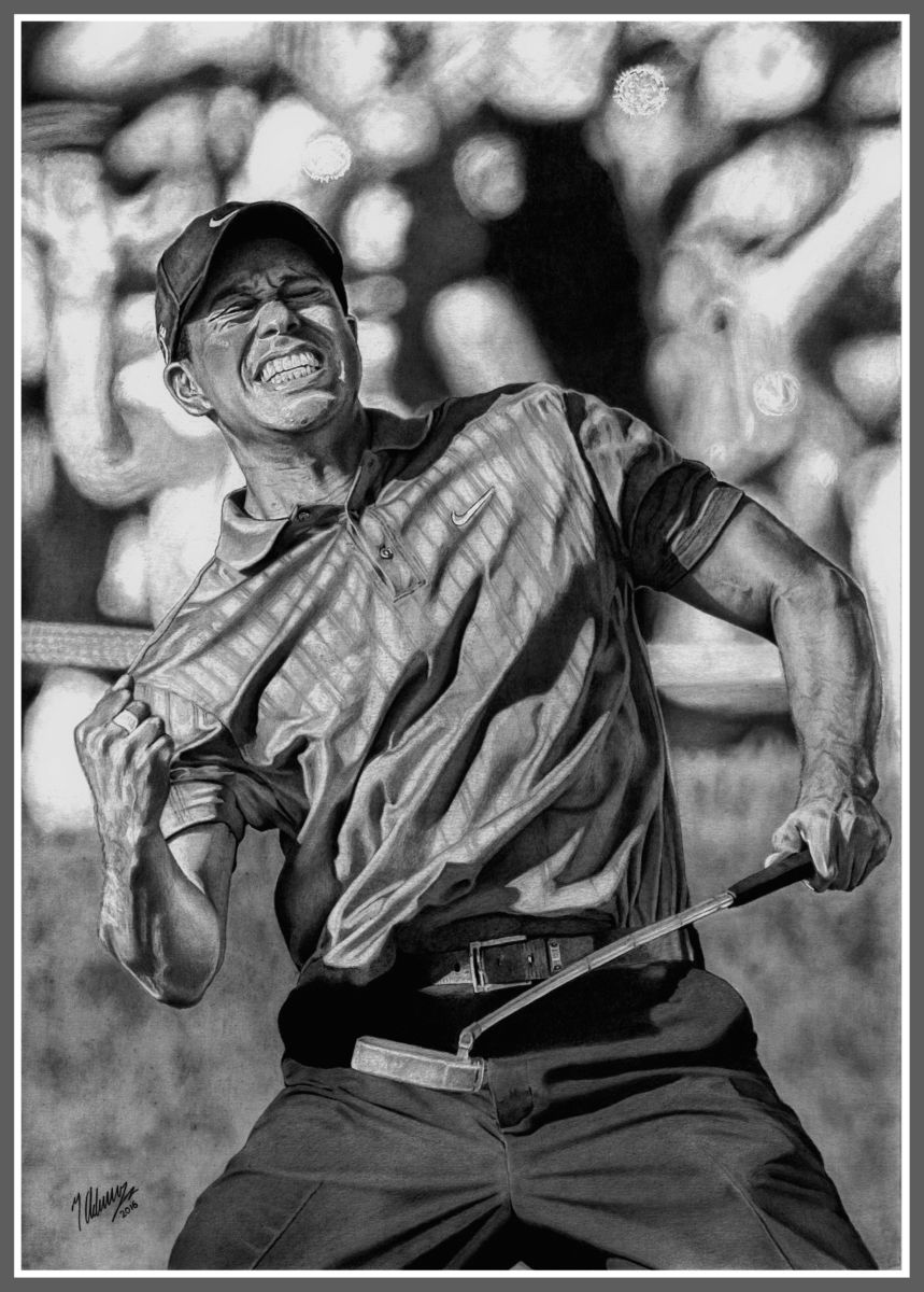 Tiger Woods Celebration